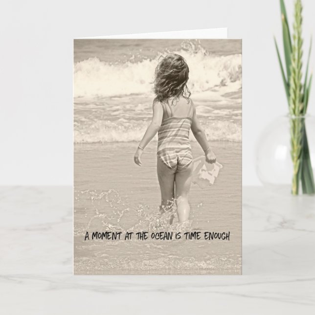 OCEAN MOMENT Greeting Card (Front)