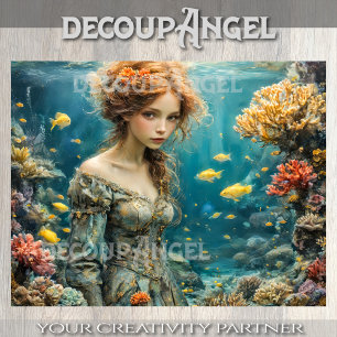 Ocean Muse - Decoupage - Tissue Paper