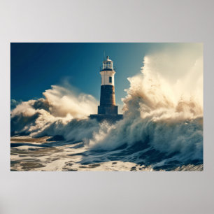 Ocean Nature Force Unleash Power Earth Disaster Poster
