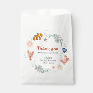 Ocean Nautical Bridal Shower Thank You Treat Bags