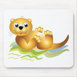 Ocean Otter Mouse Pad