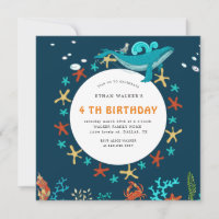 Ocean Party | Birthday Invitation