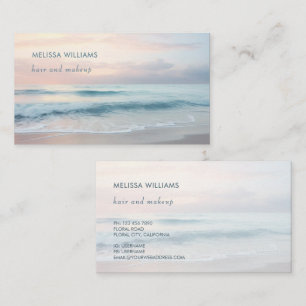 Ocean Pastel Colors Business Card