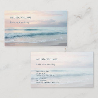 Ocean Pastel Colors Business Card