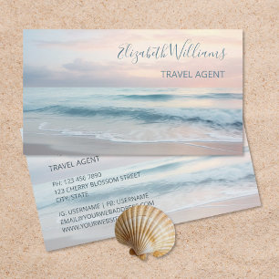 Ocean Pastel Colours Business Card