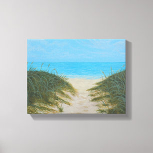 Ocean Path Canvas Print