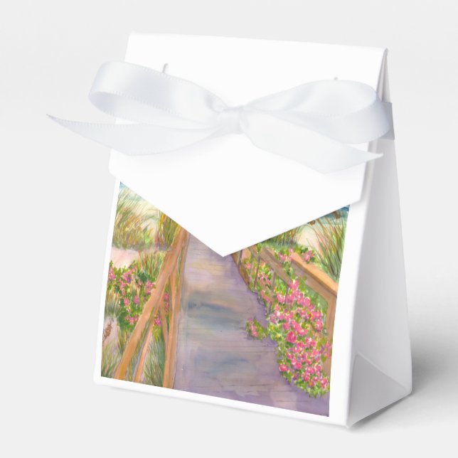 Ocean Path Favour Bag Box (Front Side)