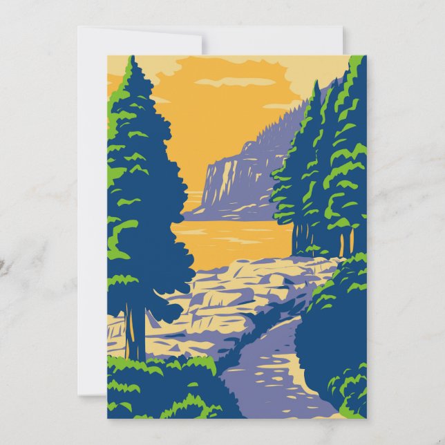 Ocean Path Thank You Card (Front)