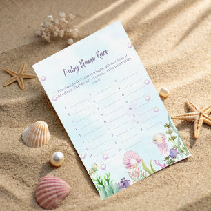 Ocean Pearl Name Race Game