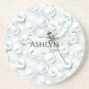 Ocean Pearls Dragonfly Coaster