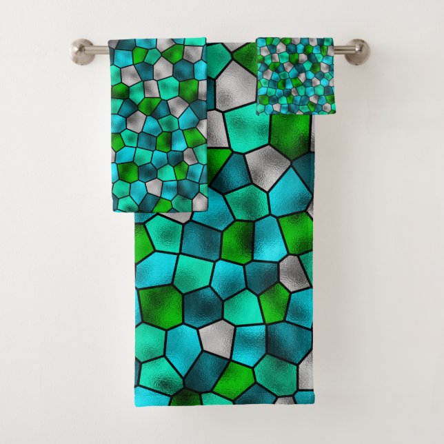 Ocean Pebbles  Bath Towel Set (Insitu)