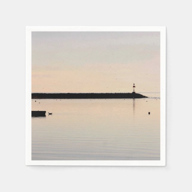Ocean photo napkin (Front)