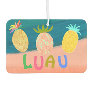 Ocean Pineapple Luau Car Air Freshener