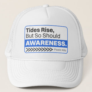 Ocean Plastic Pollution Environmental Awareness Trucker Hat