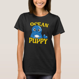 Ocean Puppy Underwater Animal Marine Biology Seal  T-Shirt
