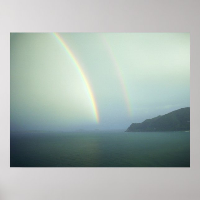 Ocean Rainbow artwork Posters and Prints (Front)