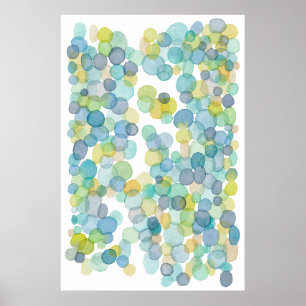 Ocean Reflects Watercolor Artist Painting Print