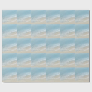 Ocean resin art lightswitch cover wrapping paper