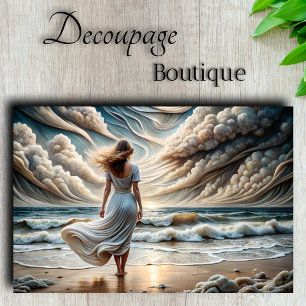 Ocean Reverie Decoupage Tissue Paper