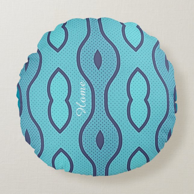 Ocean Rhythm Nordic Atelier Pillow (Front)