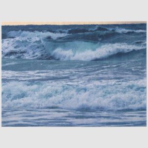Ocean Rolling Waves 20x30  Decoupage Tissue Paper