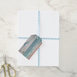 Ocean Sand Texture Gift Tags