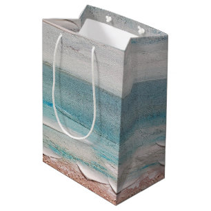 Ocean Sand Texture Medium Gift Bag