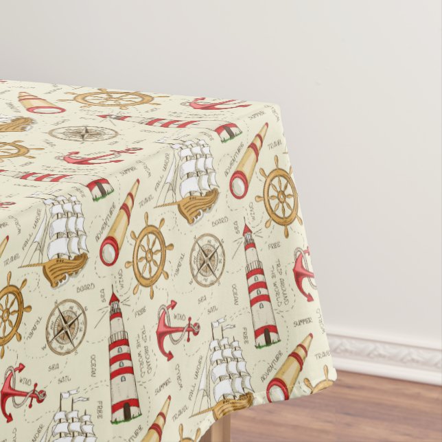 Ocean Scene Tablecloth (In Situ)
