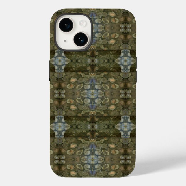 Ocean Sea Marine Sediment Gemstone Collection Box Case-Mate iPhone Case (Back)