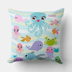 ocean sea  Throw Pillow 20" x 20"