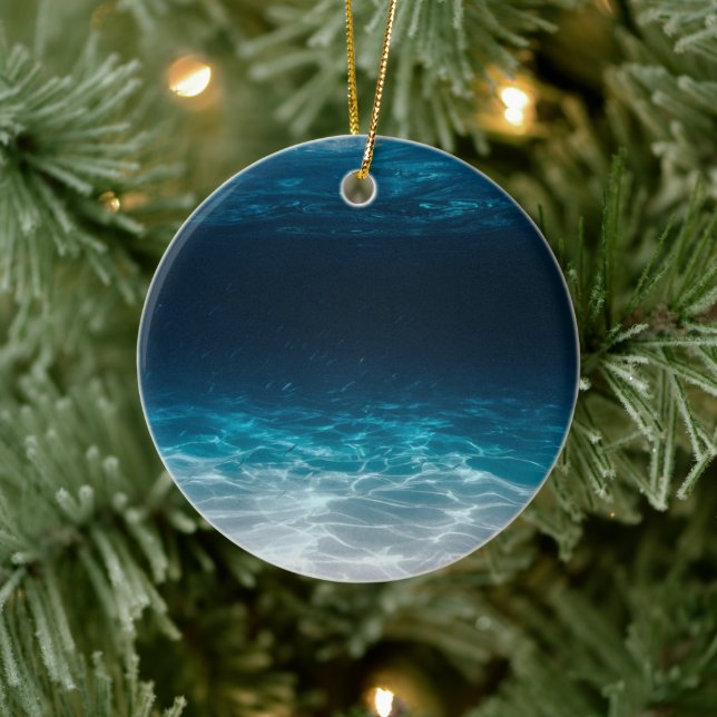 Ocean Sea Water Under the Sea Ceramic Tree Decoration (Tree)