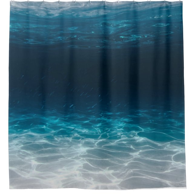 Ocean Sea Water Under the Sea Shower Curtain (Front)