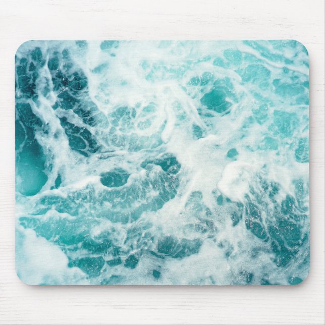 Ocean Sea Waves Mouse Pad (Front)