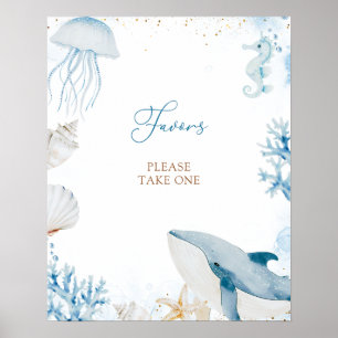 Ocean Sea You Soon Summer Baby Showe Favours Poste Poster