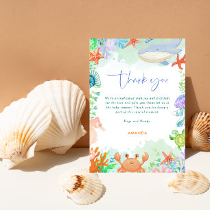 Ocean Sea you Soon Summer Baby Shower Invitation