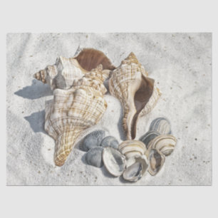 Ocean Seashells Beach Sand Decoupage Tissue Paper