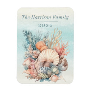 Ocean Seashells Cruise Ship Stateroom Magnet
