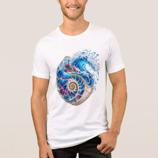 Ocean Shell T-Shirt Tri-Blend Shirt