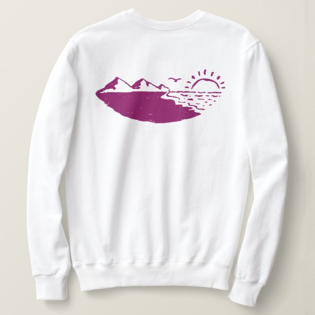 Ocean Side Gypsy Nurse Sweatshirt (Design Back)