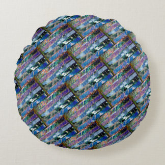 #OCEAN&SKY #THESURFINGMERMAID @ MAGHIE.ORG ROUND CUSHION