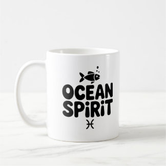 Ocean Spirit Mug – Pisces Zodiac Coffee Cup