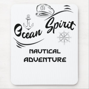 Ocean Spirit Nautical Adventure Mouse Pad
