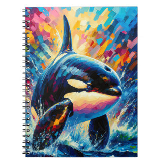 Ocean Spirit Orca – Colourful Marine Art Notebook