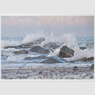 Ocean Splash 20x30  Decoupage Tissue Paper