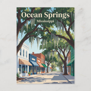 Ocean Springs Mississippi Postcard