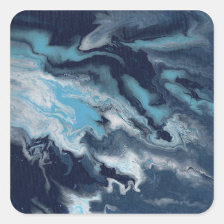 Ocean Square Sticker