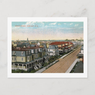 Ocean St., Cape May, New Jersey Vintage Postcard