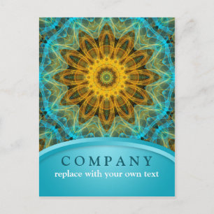 Ocean Star Mandala Postcard