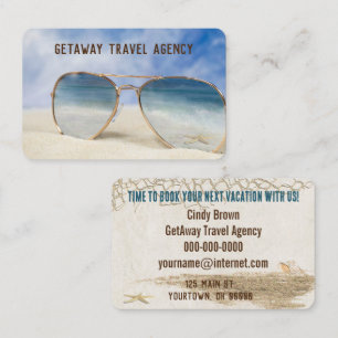 Ocean Starfish In Sunglasses Business Card
