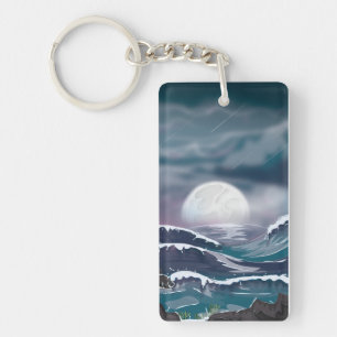 Ocean Storm Key Ring